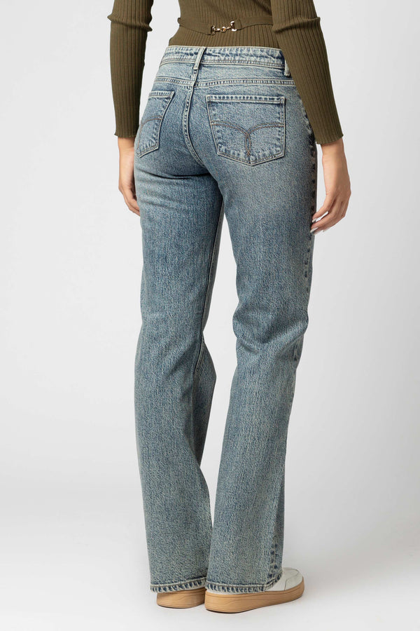Pantaloni straight fit in denim - Pantalone Denim MAYTEX