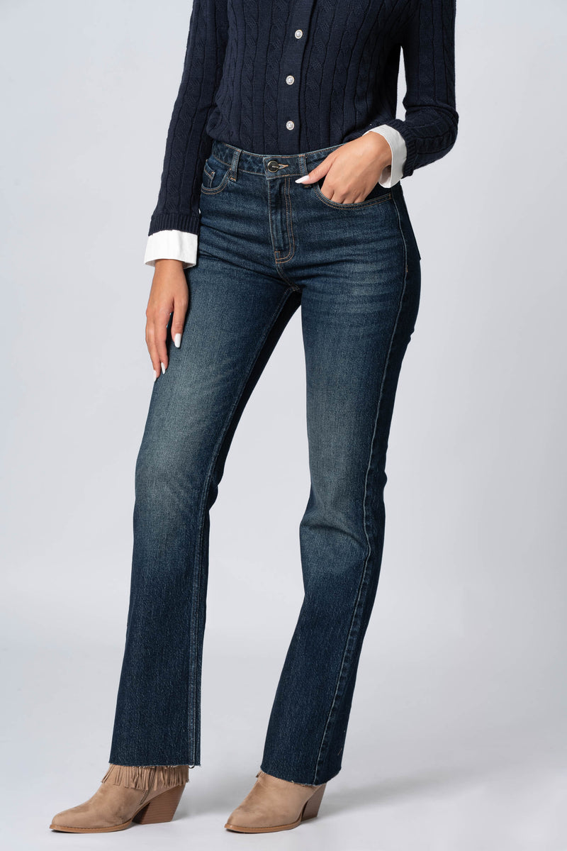 Pantaloni in denim bootcut - Pantalone Denim NICEAX