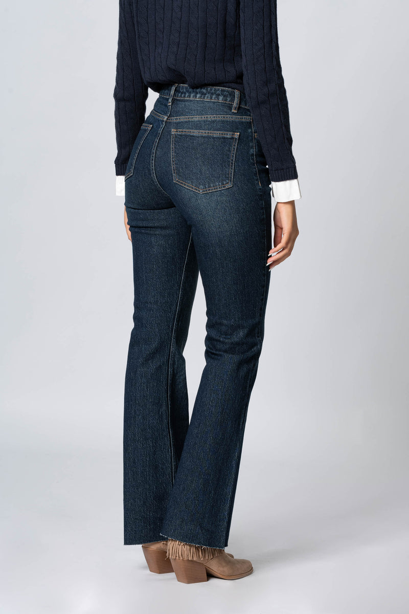 Pantaloni in denim bootcut - Pantalone Denim NICEAX