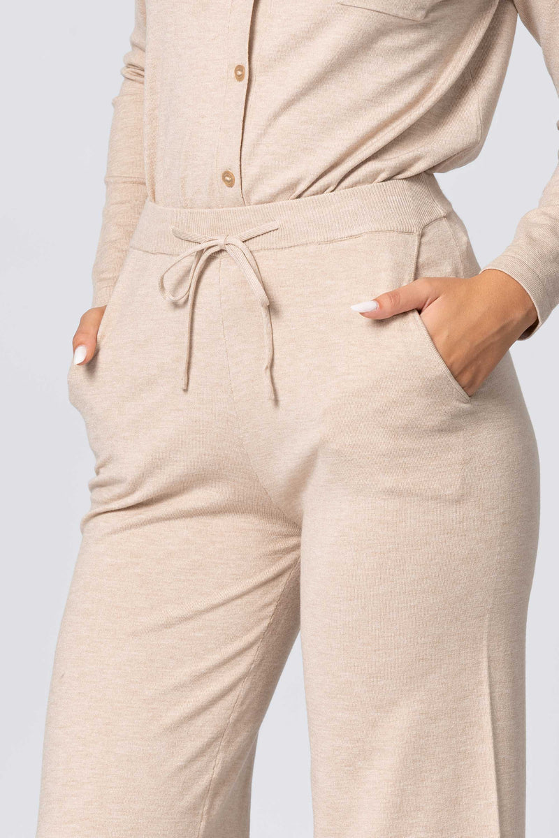 Pantaloni in maglia con coulisse - Pantalone In Maglia NIRIANNAX