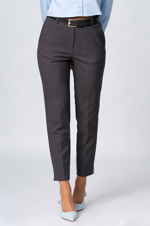 Pantaloni cropped taglio dritto - Pantalone Fashion TELESAX