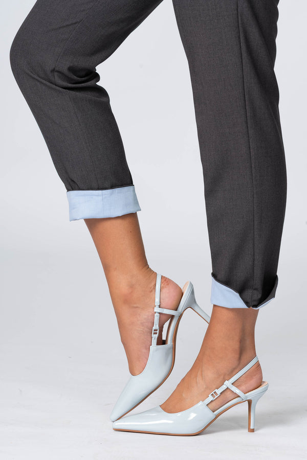 Pantaloni cropped taglio dritto - Pantalone Fashion TELESAX