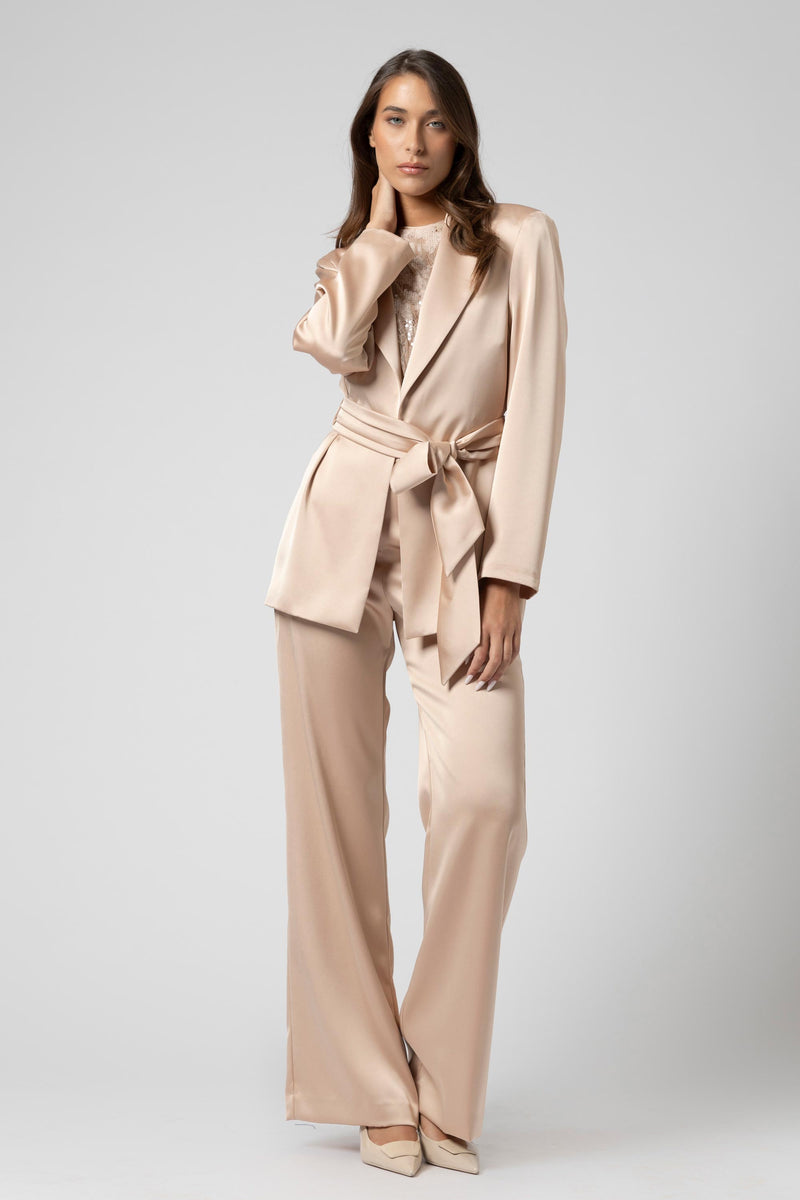 Pantaloni in tessuto lucido - Trousers DALINDAX