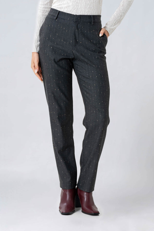 Pantaloni sartoriali in lurex - PANTALONE FASHION ENLOSSX