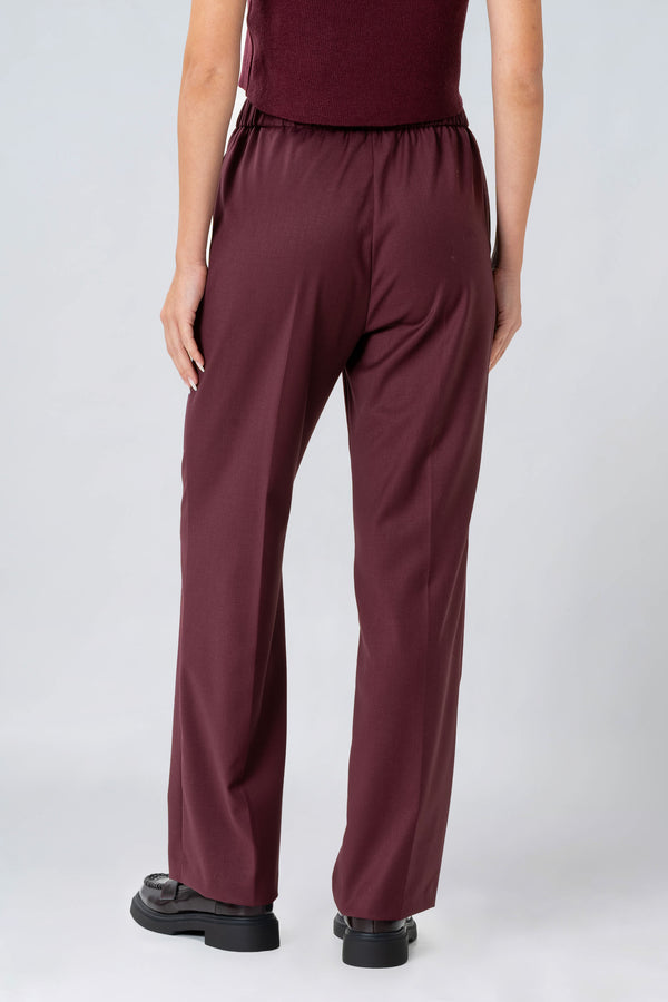 Pantaloni a vita alta con piega - PANTALONE FASHION SUSIX