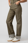 Pantaloni 5 tasche con piega cucita - Trousers CLARAEX