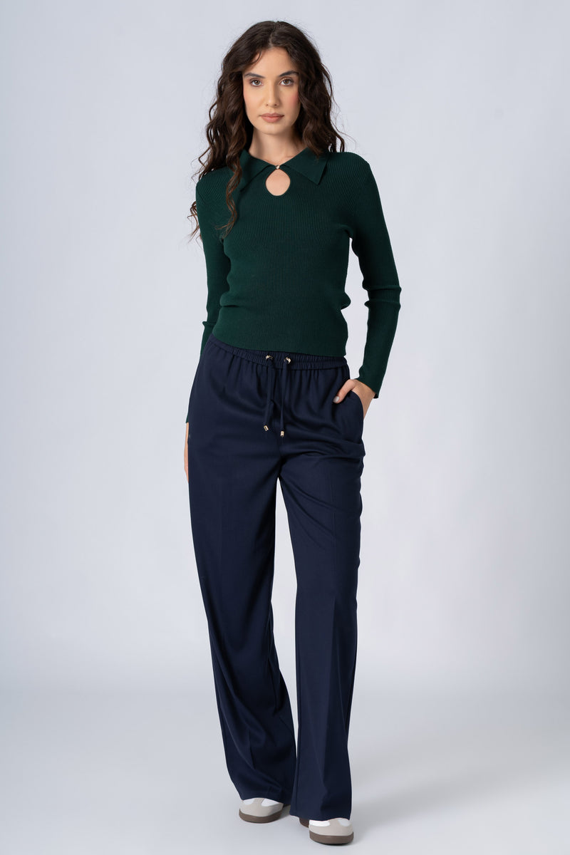 Pantalon avec coupe droite large - PANTALON AZARIAX