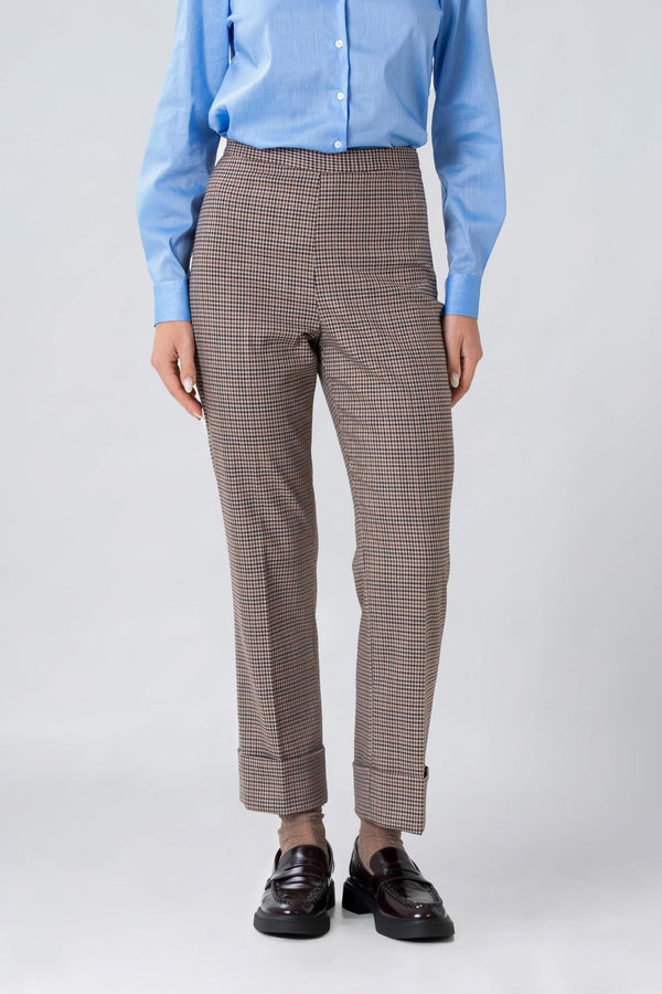 Pantaloni fantasia check - PANTALONE FASHION BEKISX