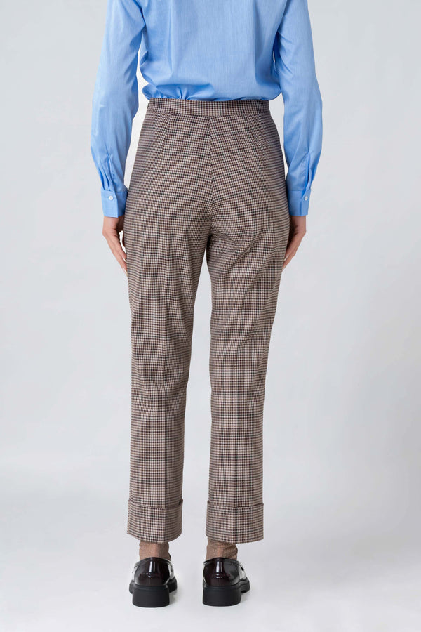 Pantaloni fantasia check - PANTALONE FASHION BEKISX