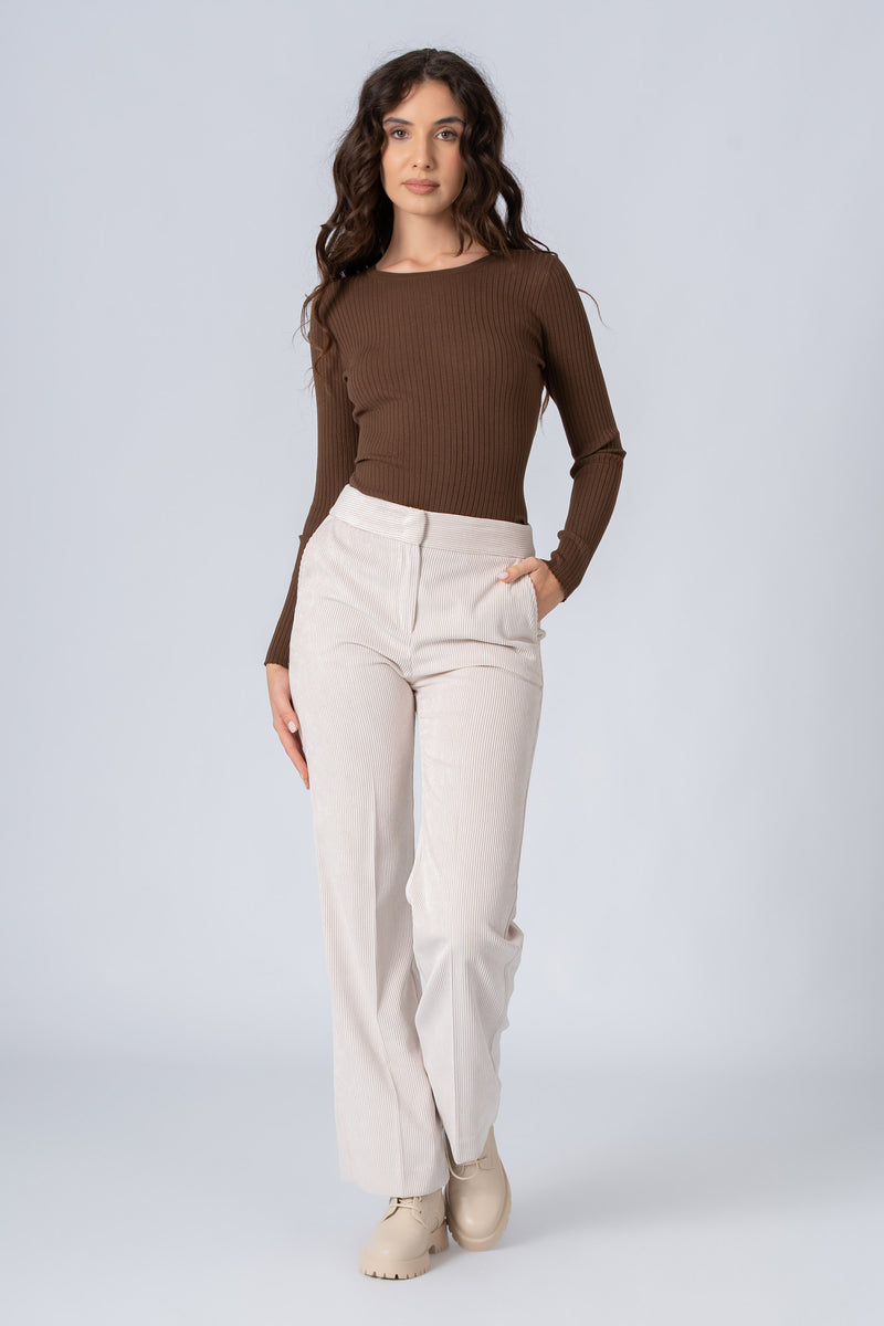 Pantaloni a coste - PANTALONE FASHION LUTOX