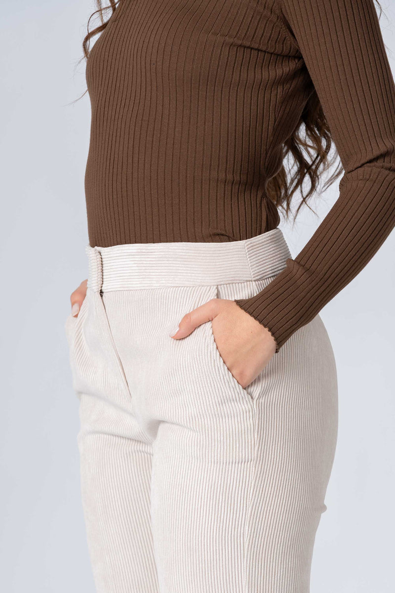 Pantaloni a coste - PANTALONE FASHION LUTOX