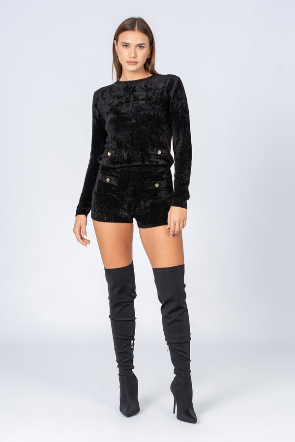 Shorts con bottoni dorati - SHORT JEMINOX