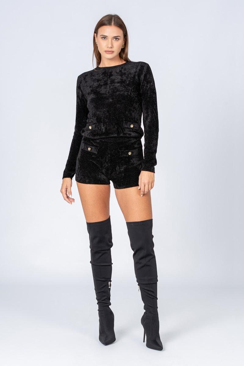 Shorts con bottoni dorati - SHORT JEMINOX