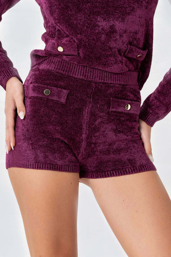 Shorts con bottoni dorati - SHORT JEMINOX