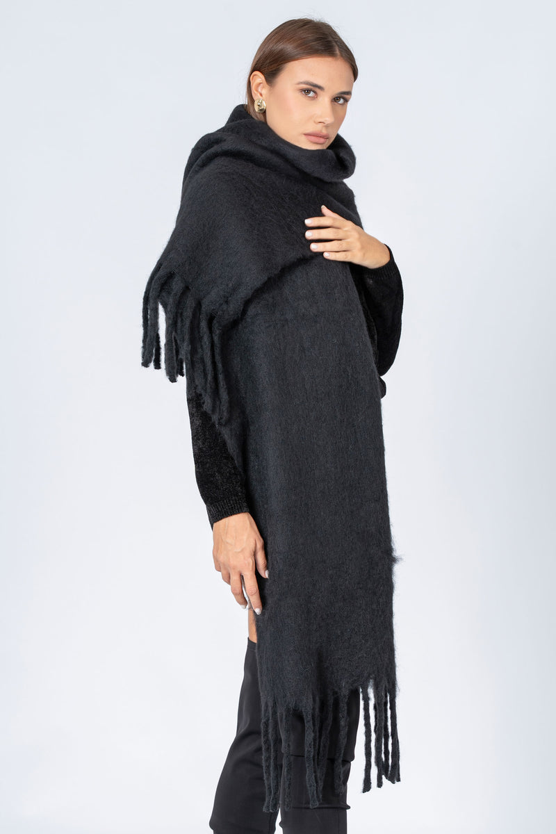 Freak Scene Sciarpa di cotone - ciliegie - nero - foulard quadrato Freak Scene Sciarpa di cotone - ciliegie - nero - foulard quadrato