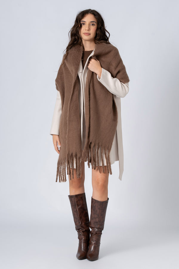 Sciarpa con frange - SCIARPA TESTAX