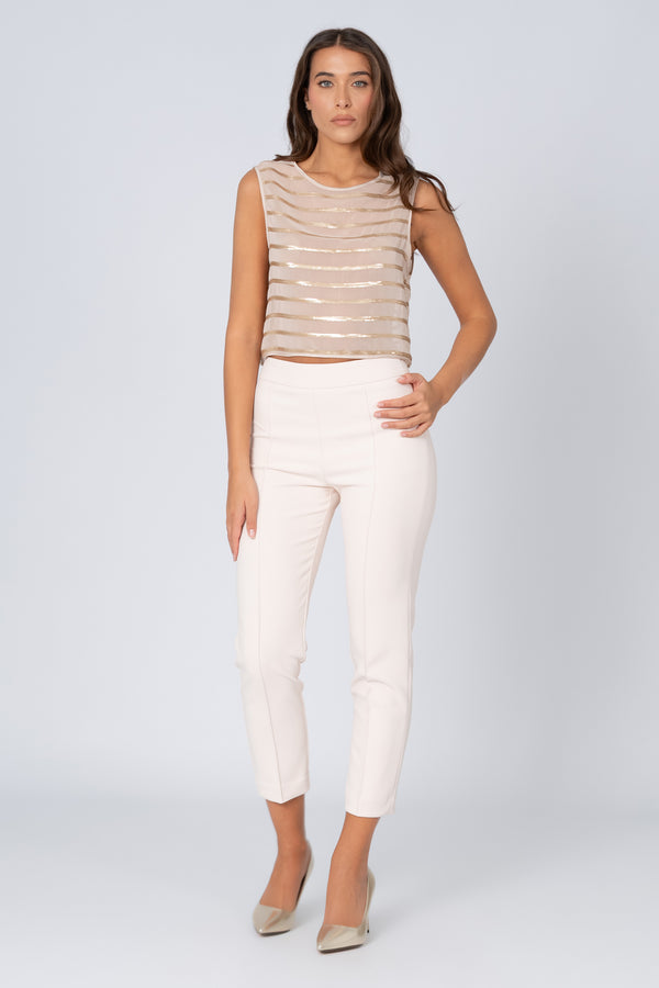 Top smanicato con paillettes - Top STARX Kocca RTW