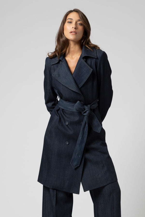 Trench longueur genou avec ceinture - Trench CHELSIEX