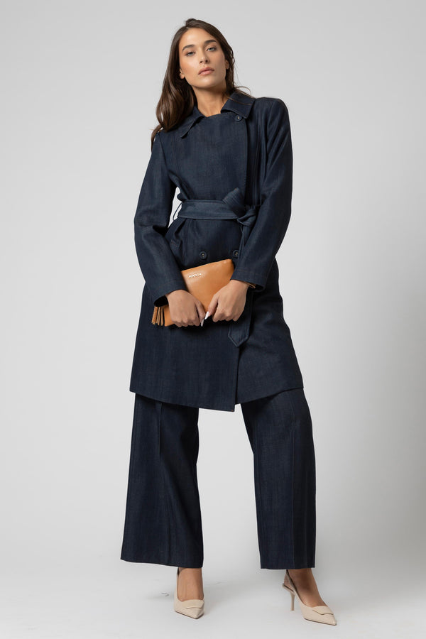 Trench longueur genou avec ceinture - Trench CHELSIEX
