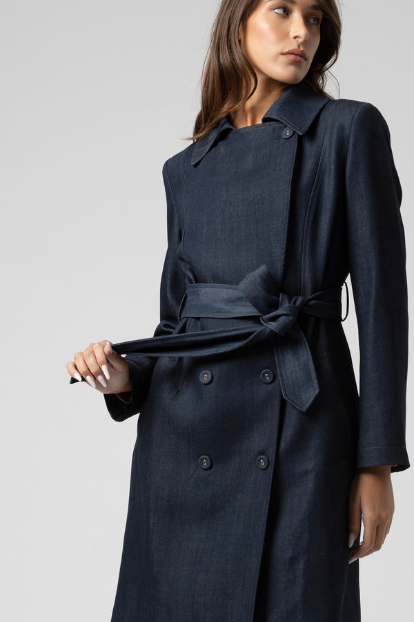 Trench longueur genou avec ceinture - Trench CHELSIEX