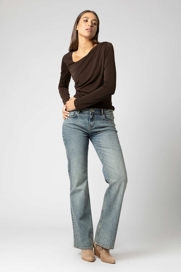 T-shirt con scollo morbido - T-Shirt M/L YANDAX