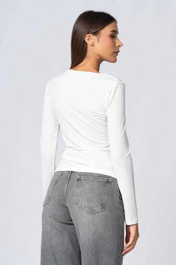 T-shirt con scollo morbido - T-Shirt M/L YANDAX