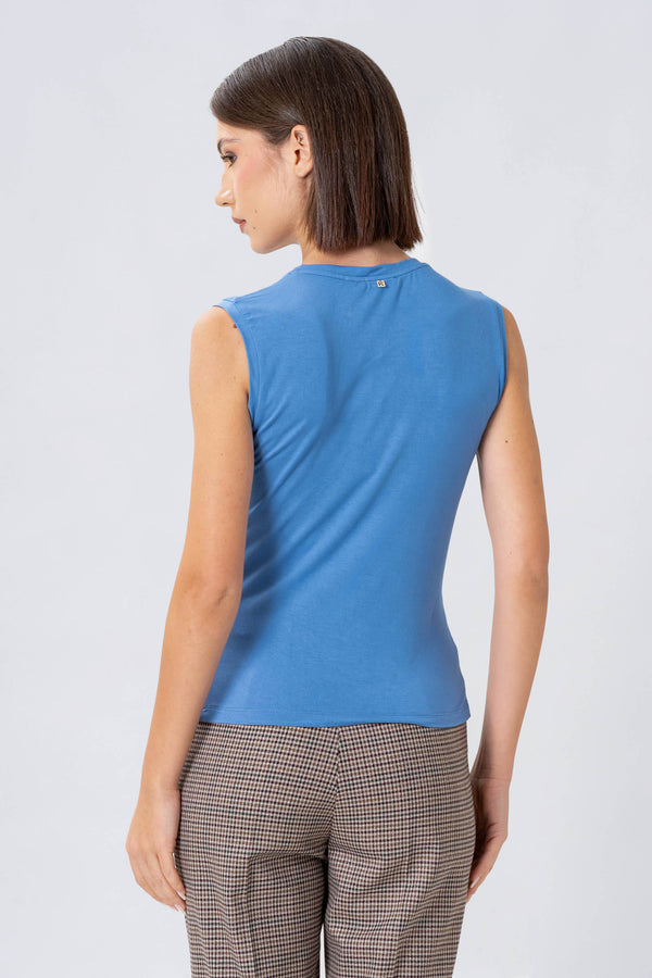 Soft slim fitting sleeveless t-shirt - TILLAX S/M T-shirt