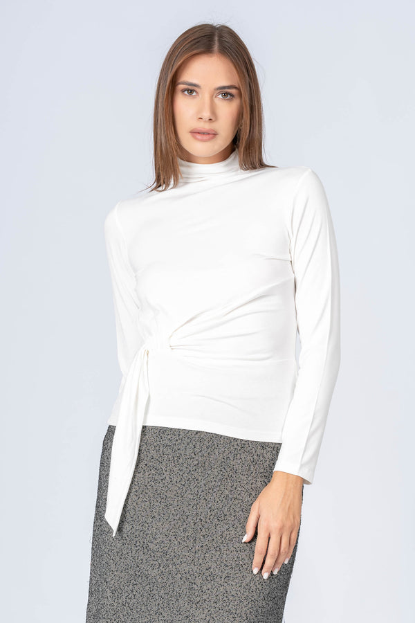 Haut manches longues avec col montant - T-SHIRT  TUSCAX