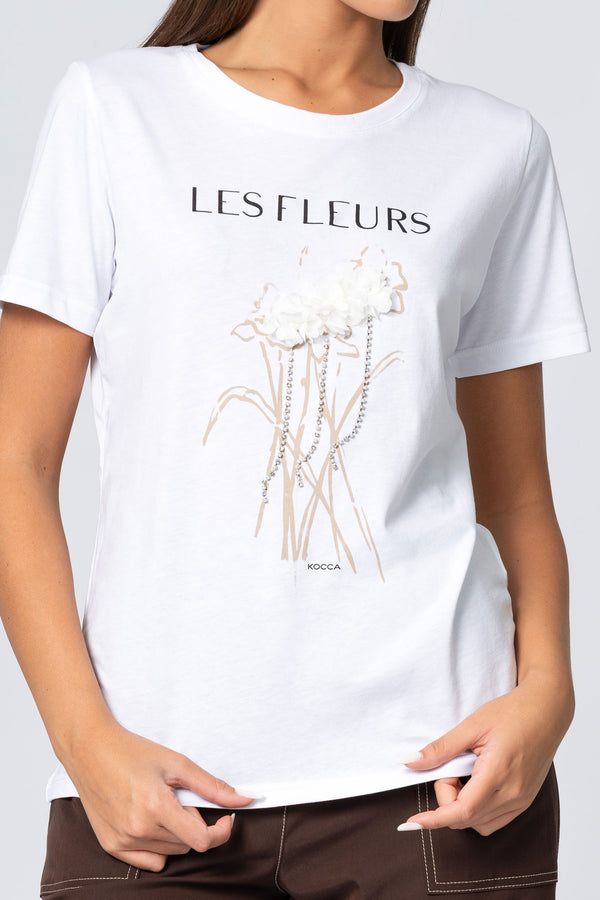T-shirt con dettagli gioiello - T-Shirt M/M BEGMURX