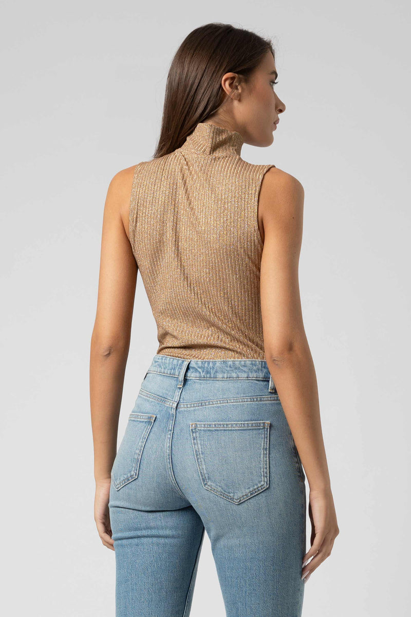 Top senza maniche in lurex - T-shirt THESYX