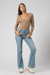 T-shirt lurex con bottoni gioiello - T-shirt UMASX