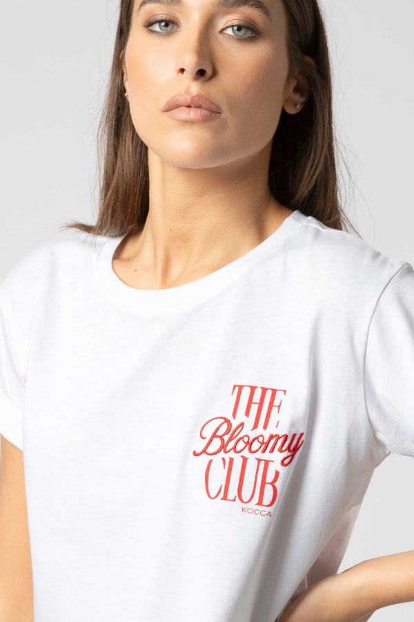 T-shirt in cotone con stampa lettering - T-Shirt M/M FEFAYX