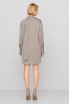 Robe fluide à col lavallière et poignets boutonnés - Robe ROY