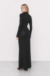 Maxi dress with long sleeves and a ruched centre - CRISPINA Dress