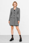 Manteau tailleur texturé pour femme avec col à revers - Manteau ANTEO