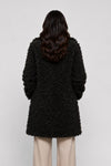 Cappotto da donna in tessuto riccio con ampio collo - Cappotto KATIUSHA
