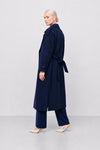 Trench coat with a double-breasted front and belted waist - CONRADO coat