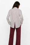 Chemise à rayures croisée à la taille en lyocell et coton - Chemise DOMENICK