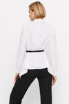 Camicia in cotone a maniche lunghe con cintura - Camicia JUNO