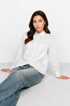 Chemise en coton extensible à poches et manches longues - Chemise JUTTE