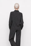 Camicia da donna in viscosa a righe a maniche lunghe - Camicia KLAY