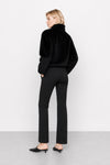 Faux fur jacket with a high collar and a zip fastening - LAYRA Faux Fur Jacket