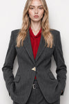 Giacca sartoriale monopetto da donna con rever classico - Giacca ERNST