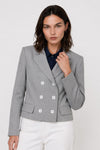 Giacca sartoriale da donna in misto viscosa con revers - Giacca COMANO