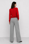 Women's jumper with a V-neck in angora and wool - GAYLEE V-Neck Sweater
