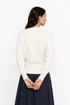 Women's V-neck cardigan in a viscose and wool blend - LUANZEN Sweater