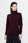 Long-sleeved roll neck jumper with metallic threads - MAURICIA Sweater