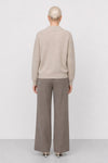 Maglia a maniche lunghe in misto lana con scollo a v - Maglia M/L CRAIG