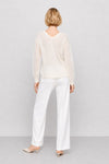 Knitted jumper with an open-knit design and long sleeves - ELKO Sweater