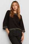 Pull col rond décontracté en viscose, laine et cachemire - Pull HERCULES